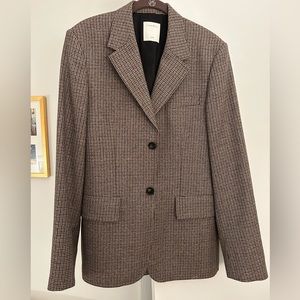 Sandro Plaid Blazer